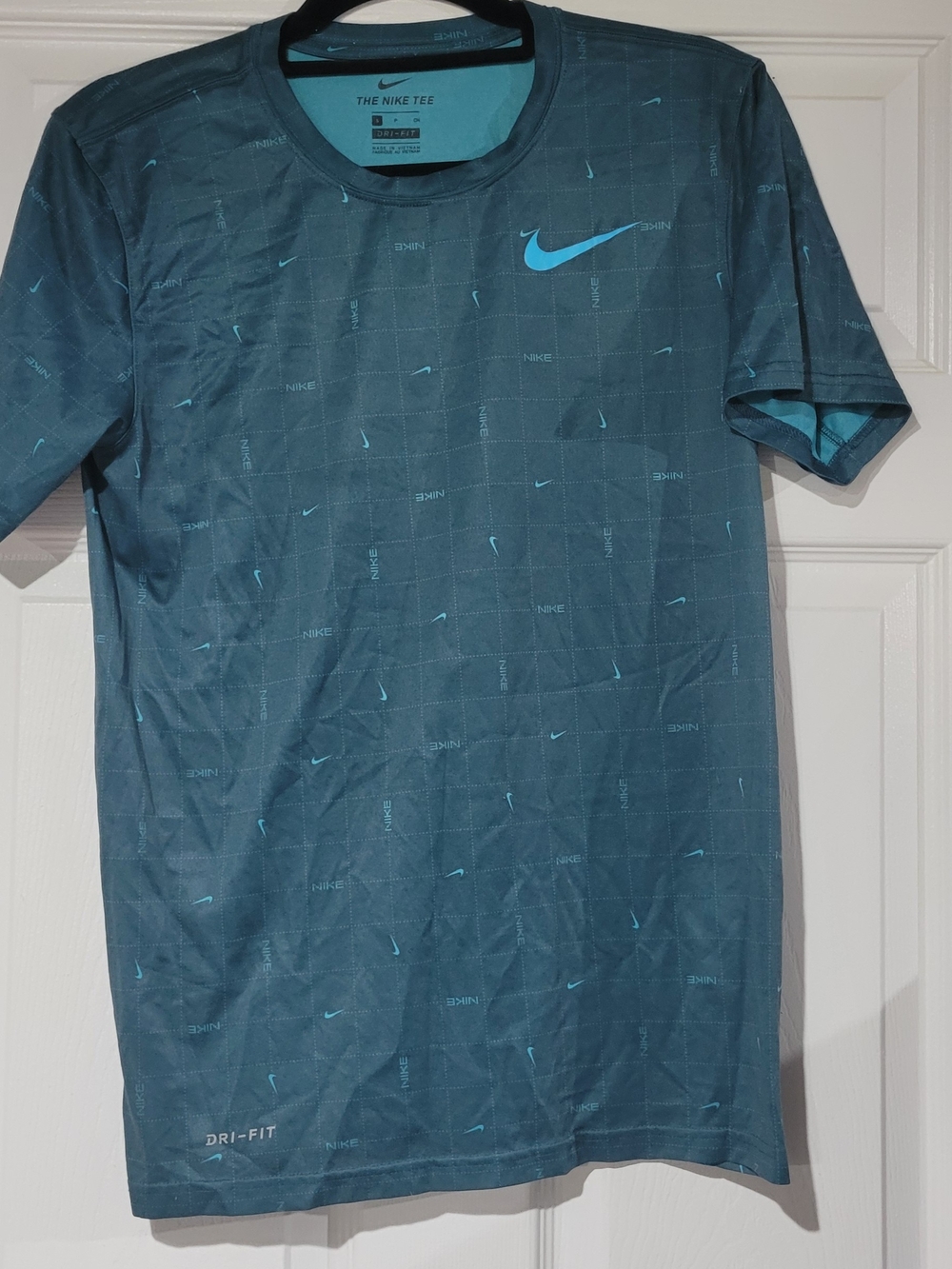 Nike Men’s Teal Dri-FIT Short Sleeve Tee #26